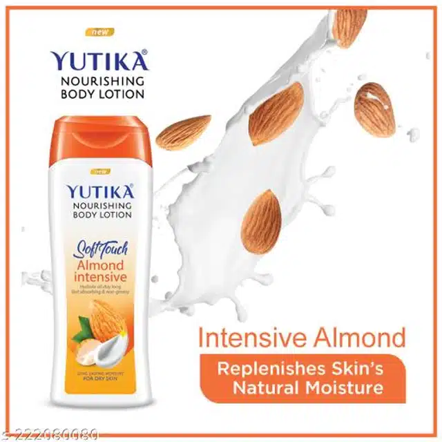 Yutika Soft Touch Almond Intensive Body Lotion (300 ml, Pack of 3)