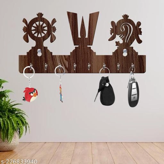 Wooden Key Holder (Brown)