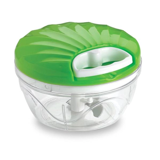 Plastic Manual Vegetables Chopper (Multicolor, 450 ml)