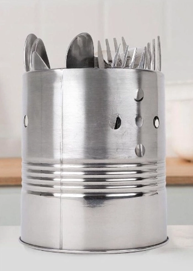 MAGIC PLUS Stainless Steel Cutlery Stand (Pack of 1)