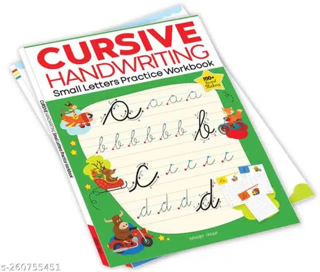 Cursive Writing Book for Kids (Multicolor)