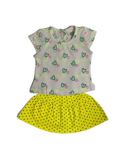Shreeguru Cute Printed Top and Short Pant for Your Sweet Baby Girls (Multicolor, 6-12 Month) (SG50)