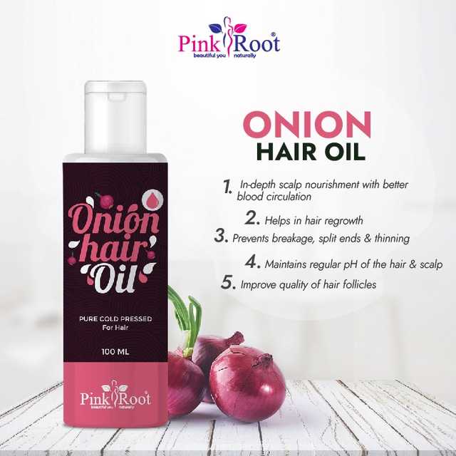 Pink Root Onion Hair Oil (Pack Of 1, 100 ml) (MI-76)