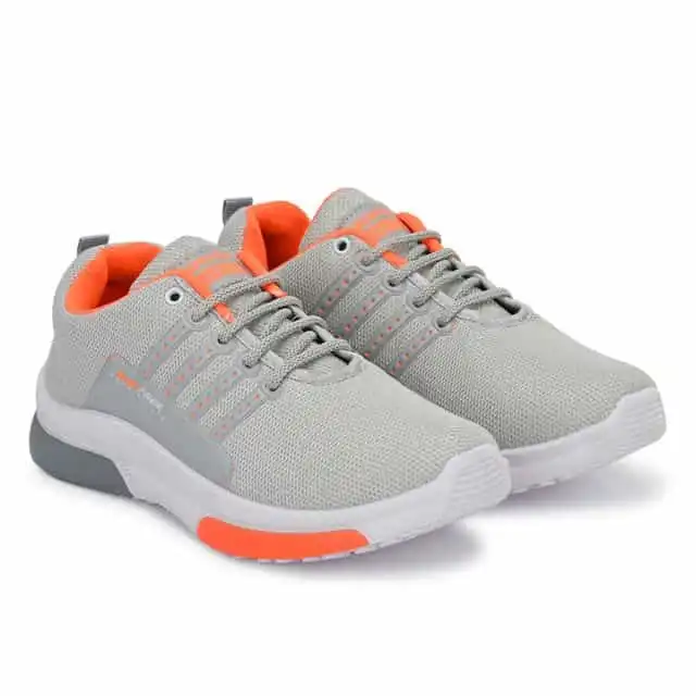 Birde Trendy Sports Shoes For Men (Grey, 10) (BRD-568)