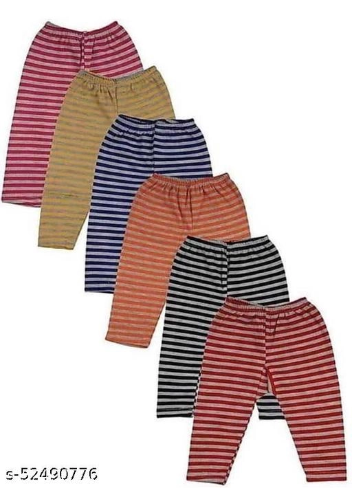 Polycotton Pyjamas for Kids (Multicolor, 0-2 Months) (Pack of 6)