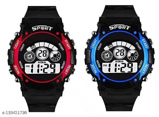 Sports Watches for Kids (Multicolor, Pack of 2)