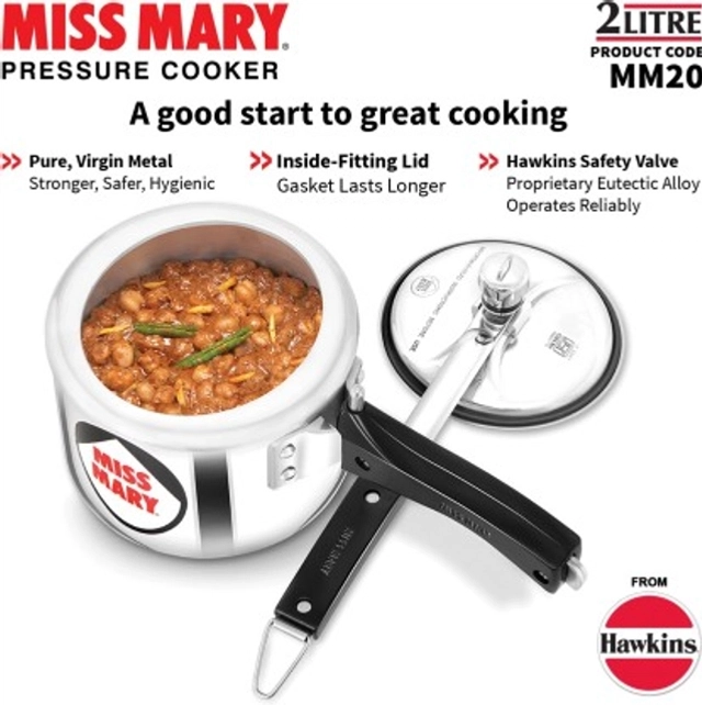 HAWKINS Miss Marry (MM20) Pressure Cooker (2 Ltr, Pack of 1)