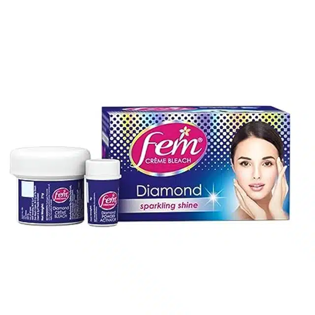 Dabur Fem  Diamond Sparkling Shine Creme Bleach 10 g