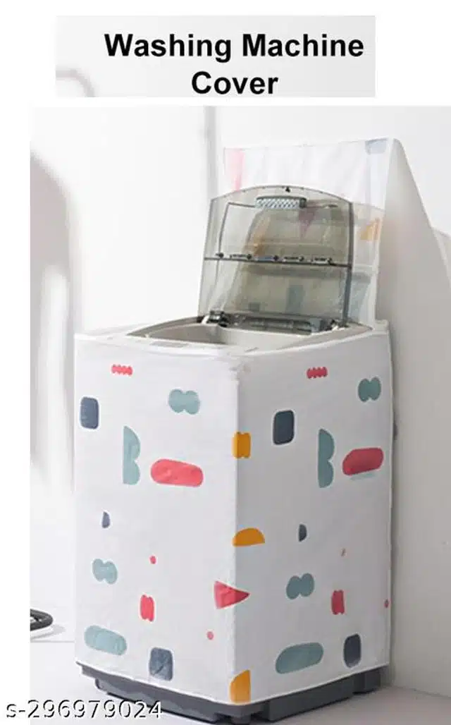 Polyester Washing Machine Cover (Multicolor)