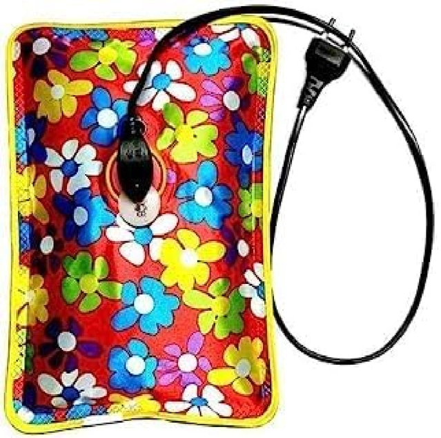 Electric Hot Water Bag for Body Pain Relief (Multicolor, 1 L)