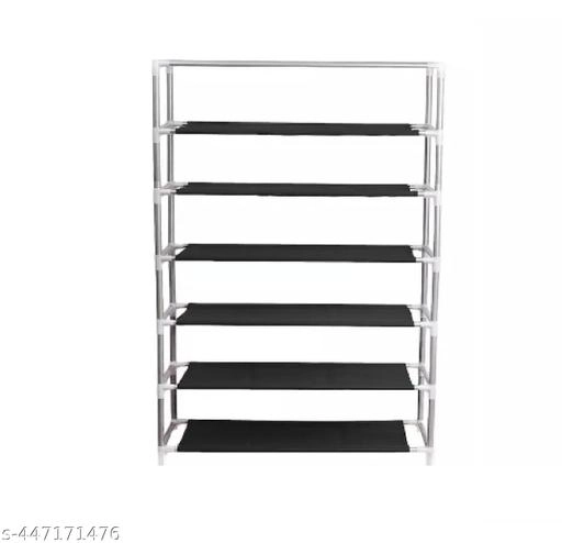 Metal 6 Layer Collapsible Multipurpose Rack (Black)