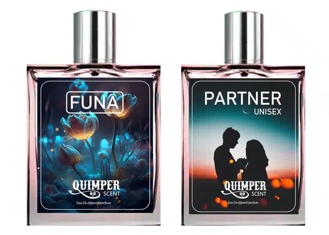 Quimper Funa & Partner Perfume for Unisex (30 ml, Pack of 2)