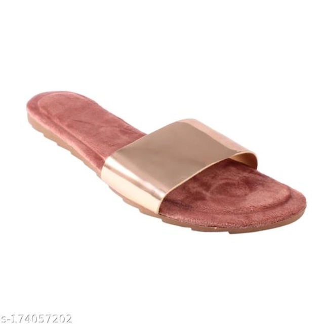 Flats for Women (Pink, 4)