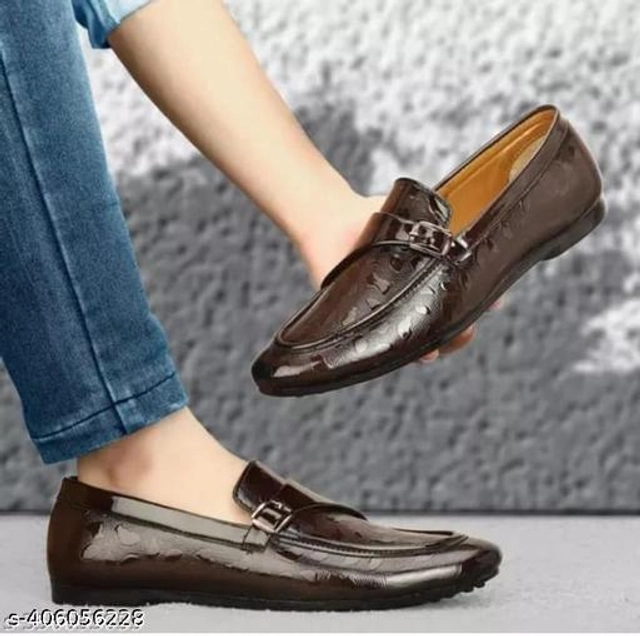 Loafers for Men (Brown, 6)