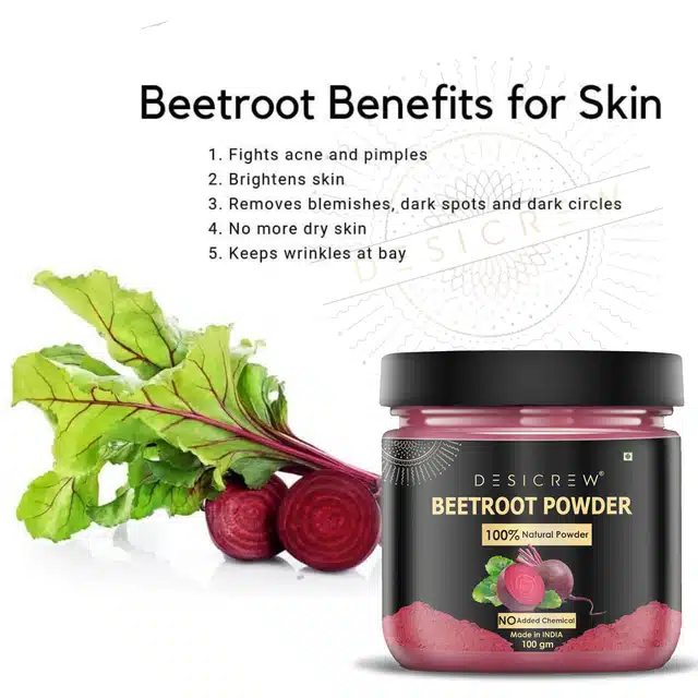 Desi Crew Natural Beetroot Powder (100 g)