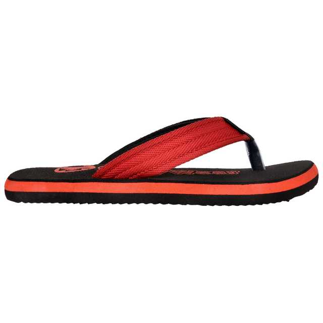 Cozy Wear Rubber Casual Wear Slippers For Men (Red, 9) (HF-27)