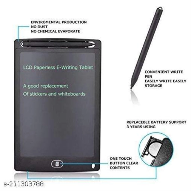 LCD Writing Pad for Kids (Multicolor)