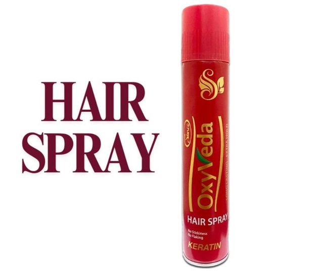 Oxyveda Long Lasting Keratin Hair Spray (420 ml)