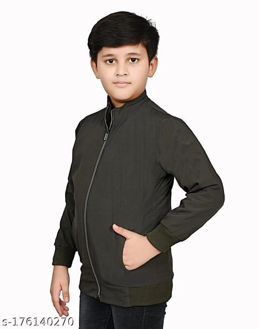 Jacket for Boys (Green, 3-4 Years)