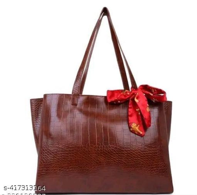 PU Handbag for Women (Tan)