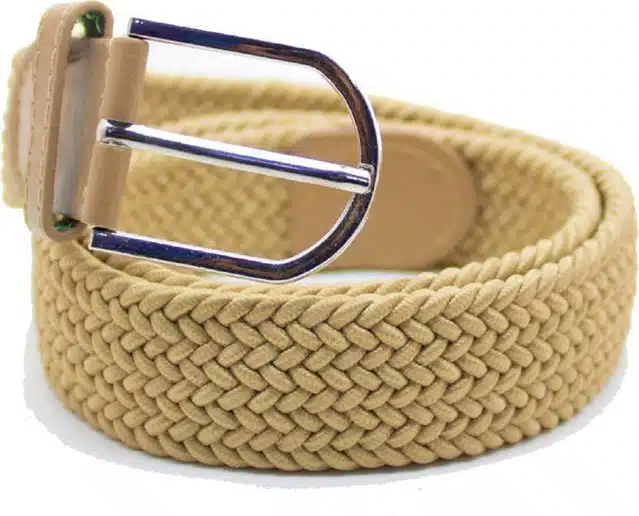 Canvas Belt for Men (Beige, 42)