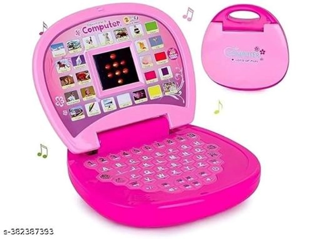 Toy Laptop for Kids (Pink)