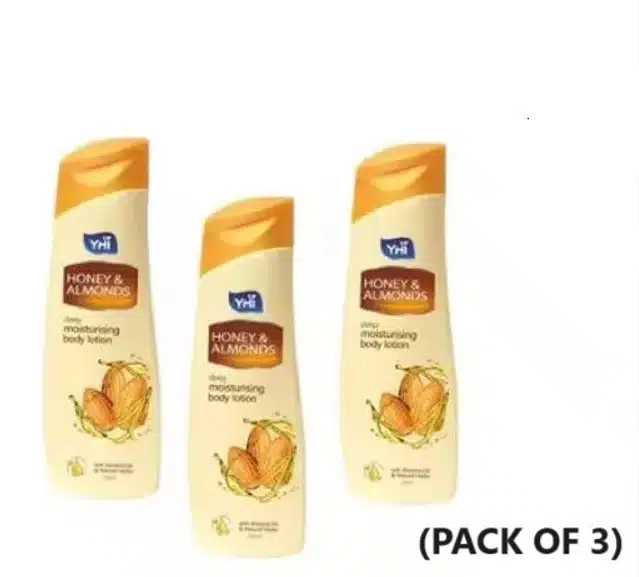 Yhi Honey & Almond Body Lotion (100 ml, Pack of 3)