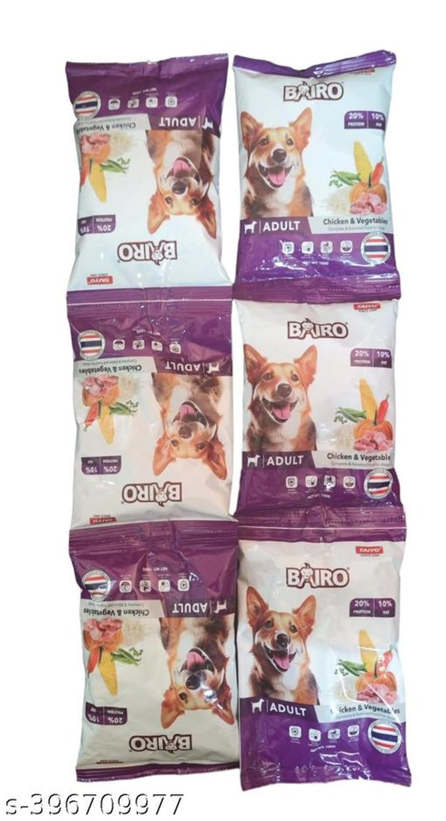 Bairo Chicken and Vegetables Pet Food for Dogs & Puppies (100 g, Pack of 6)