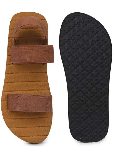 Men's Sandal (Brown, 10) (A-175)