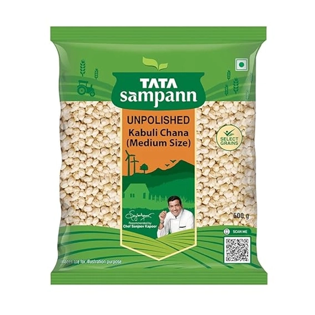 टाटा सम्पन्न काबुली चना (मीडियम साइज) 500 g