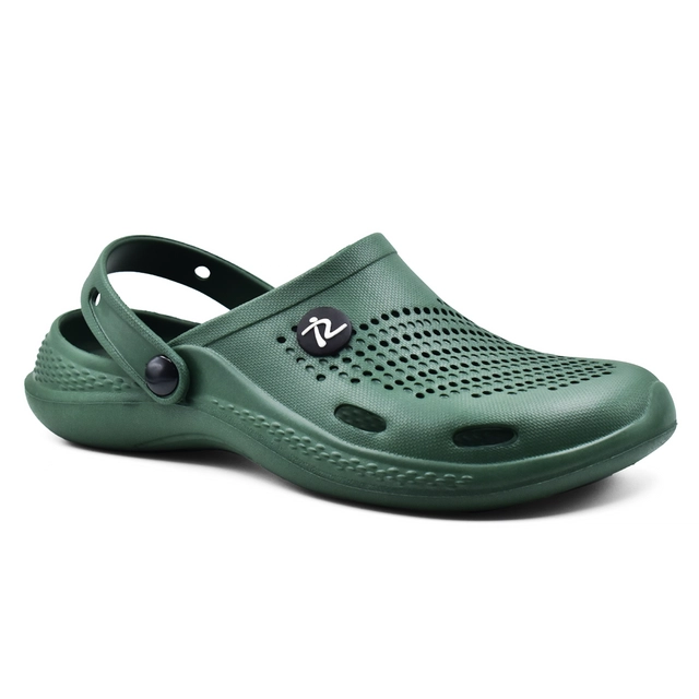 Clogs for Men (Olive, 6)