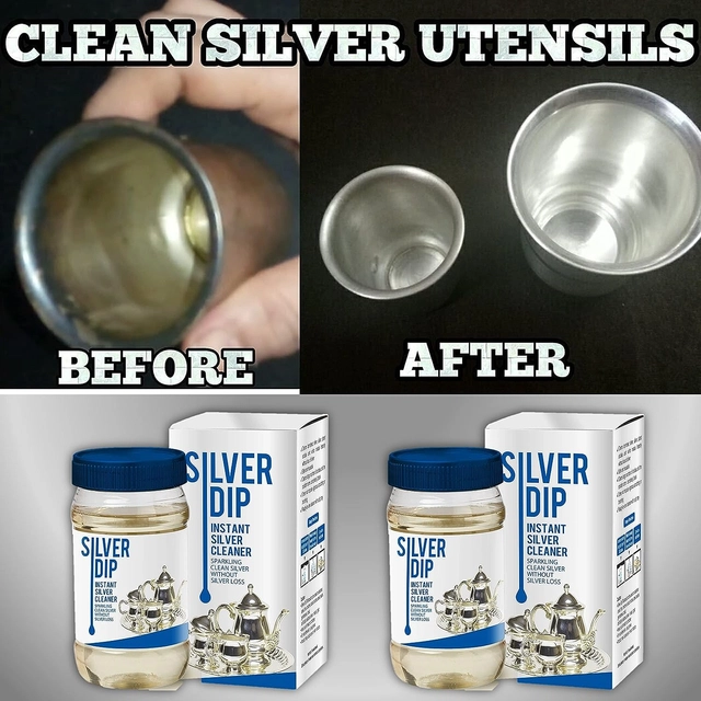 Silver Dip Instant Silver Utensils Cleaner (300 ml)