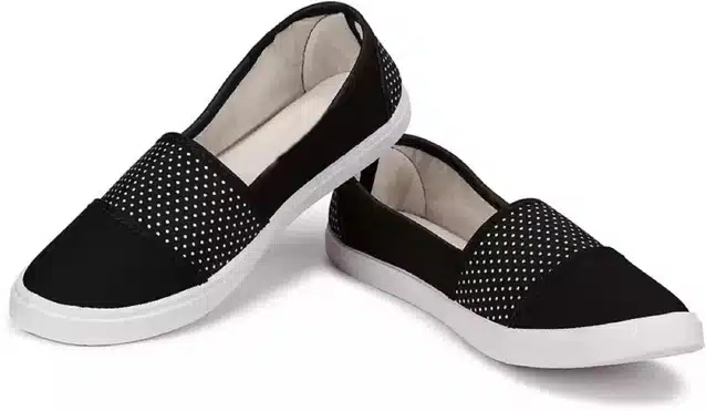 Casual Shoes for Women (Black, 6)