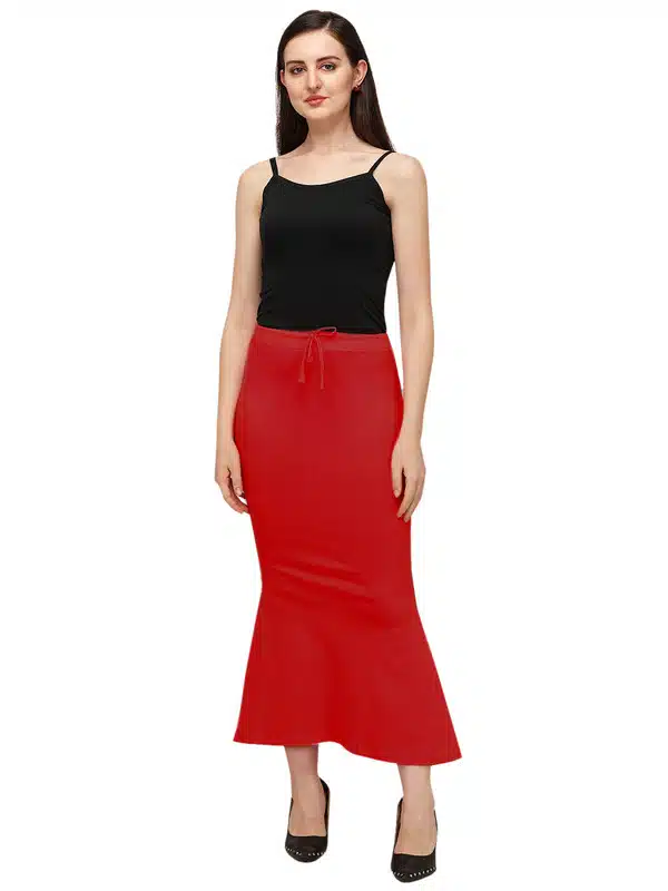 Saree Shapewear Petticoat for Women (Maroon, M) (S-272)