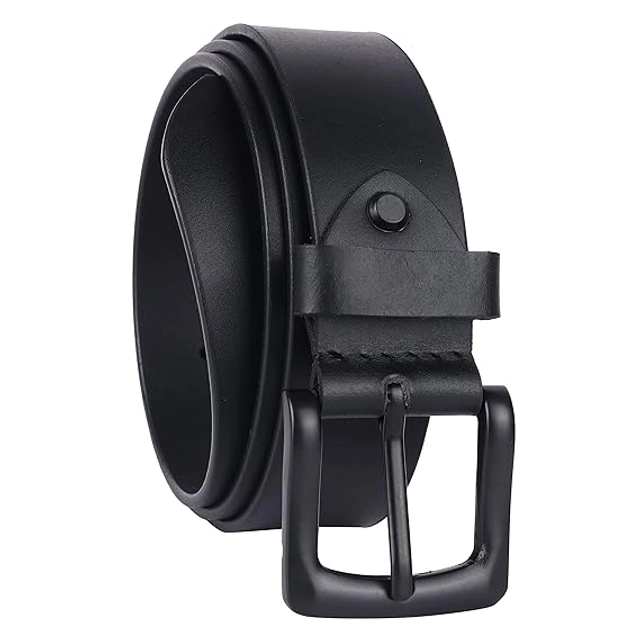 Faux Leather Belt for Men (Black)