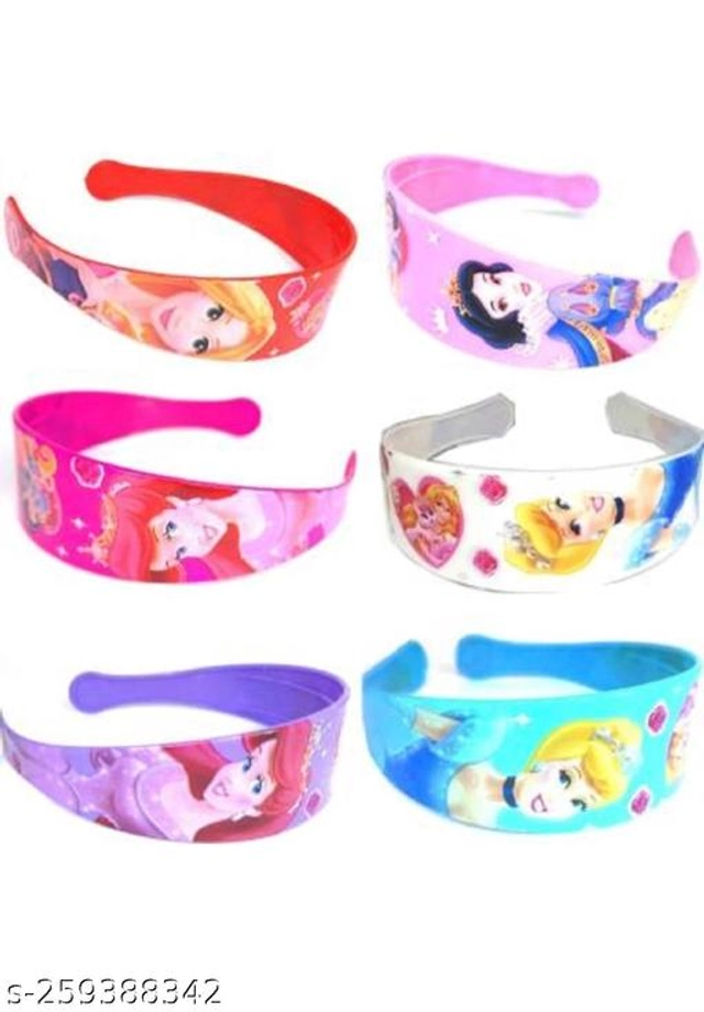 Hair Band for Girls (Multicolor, Pack of 6)