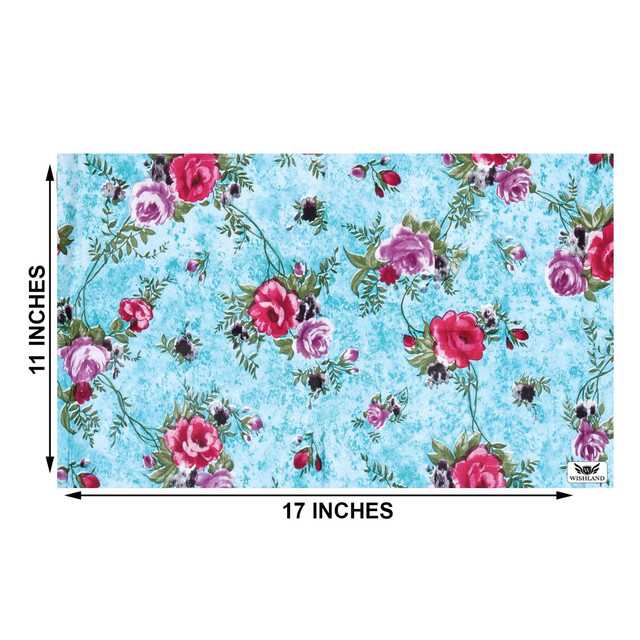 Multipurpose Refrigerator Mats (Blue, 45X30 cm) (Pack of 3) (W-34)