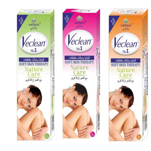 Vetoni Veclean No1 Hair Removal Cream For Women (Pack Of 4, Multicolour) (PS-198)