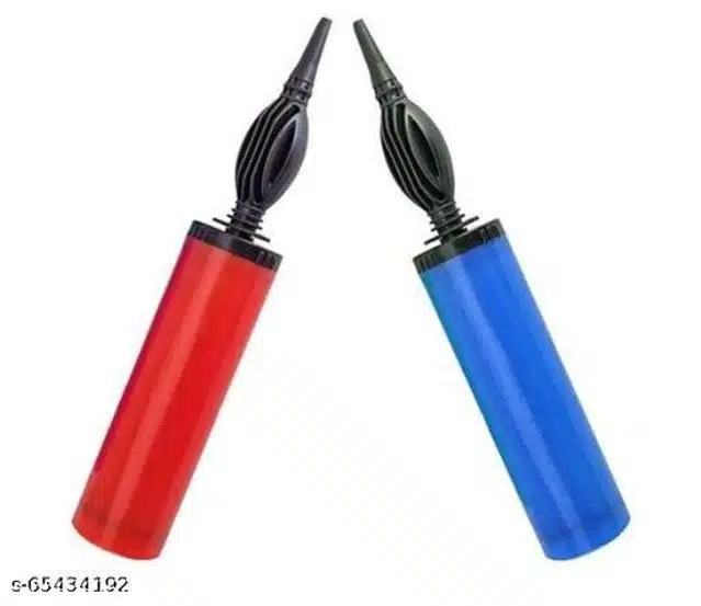 Plastic Inflatable Air Pumps (Multicolor, Pack of 2)