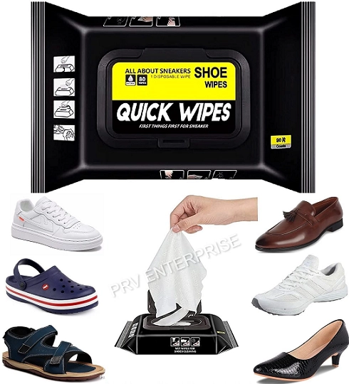 Shoe Cleaner 80 Pulls Wipes (Pack of 1)