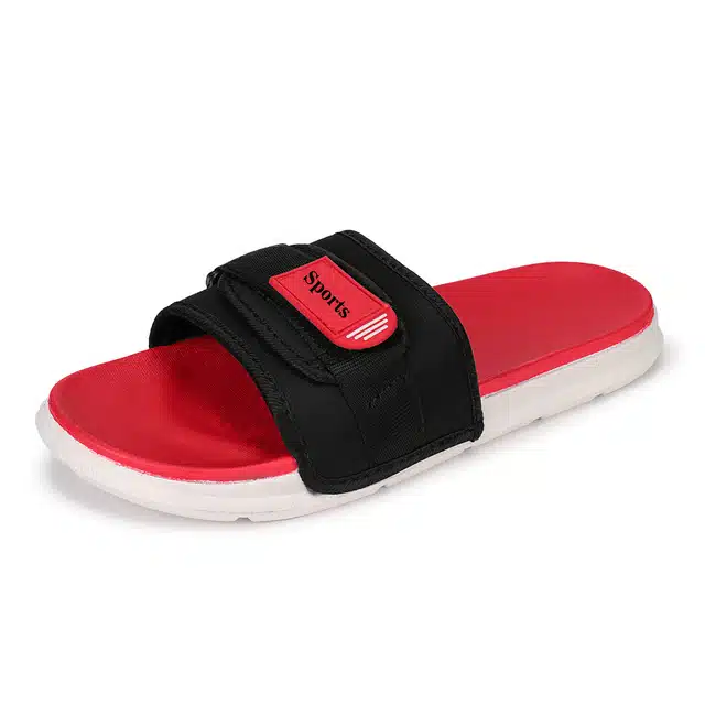 Bersache Kids Casual Flip Flops (Red, 11C) (VKI-65)