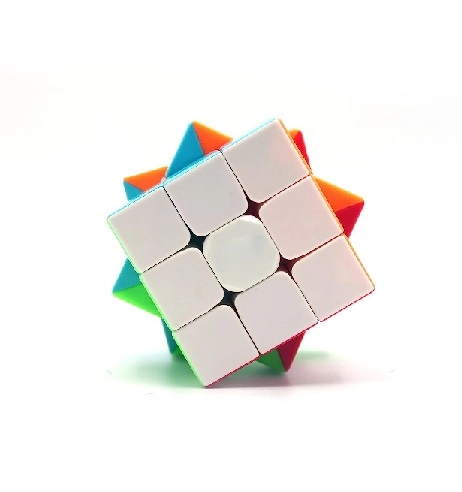 Plastic Rubik Cube (Multicolor)