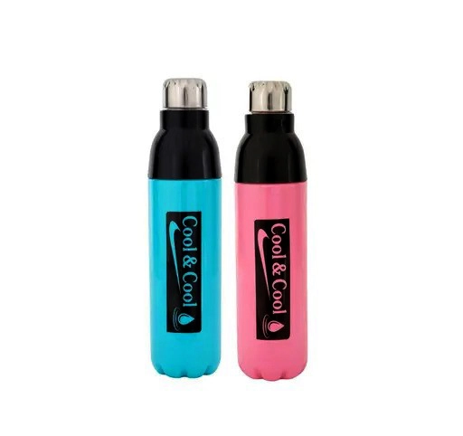 Fancy Plastic Water Bottle (Yellow, 1000 ml)