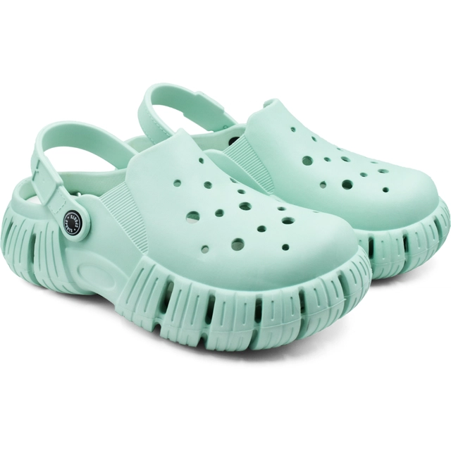 Textured Clogs For Women (Sea Green, 5)