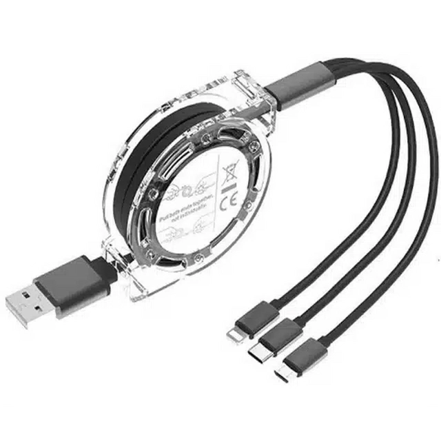 3-in-1 USB Charging Cable (Assorted)