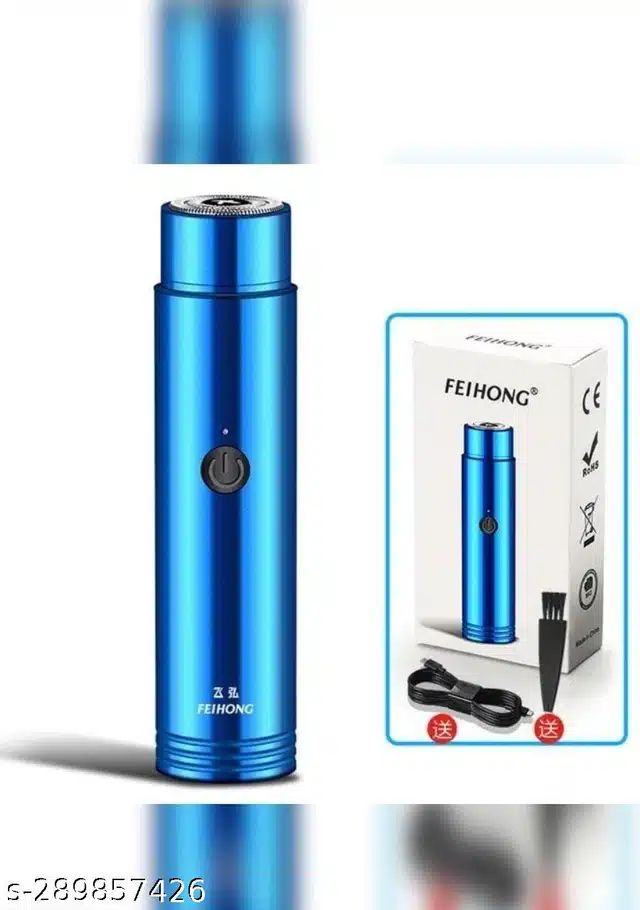 Mini Portable Electric Shaver for Men & Women (Blue)