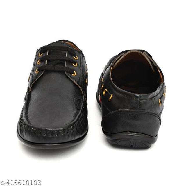 Formal Shoes for Men (Black, 6)