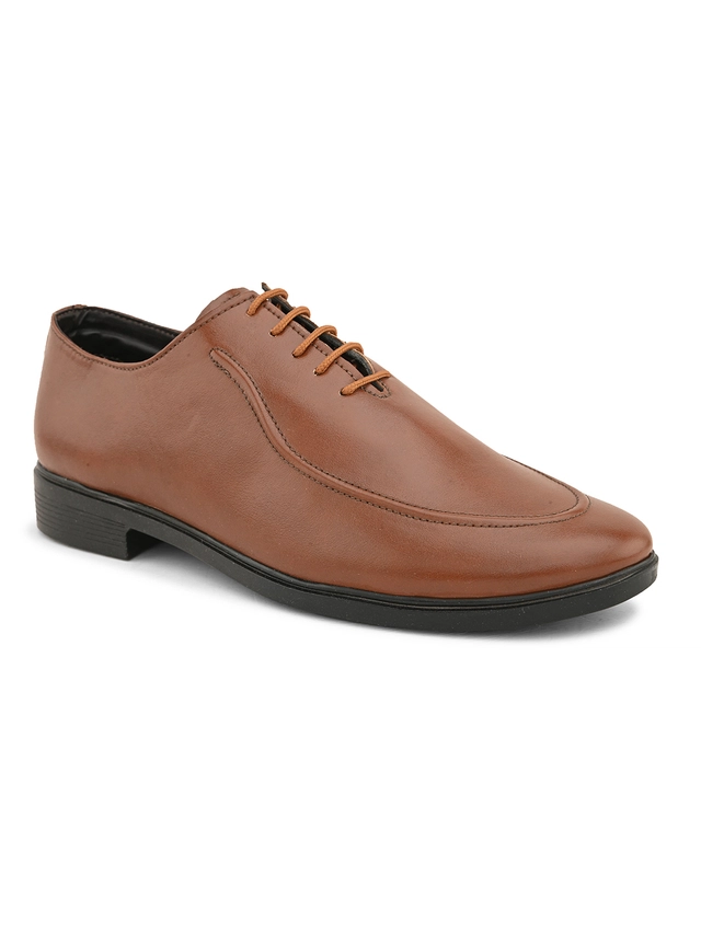 Formal Shoes for Men (Tan, 6)