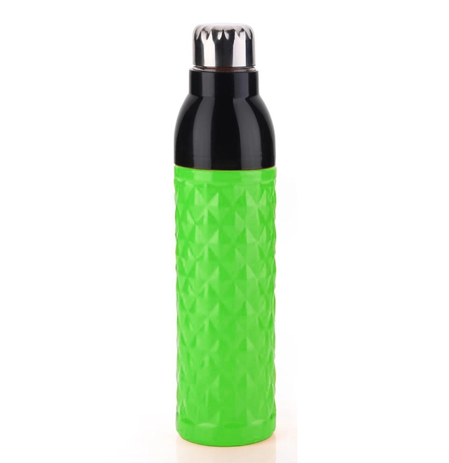 Fancy Plastic Water Bottle (Green, 1000 ml)