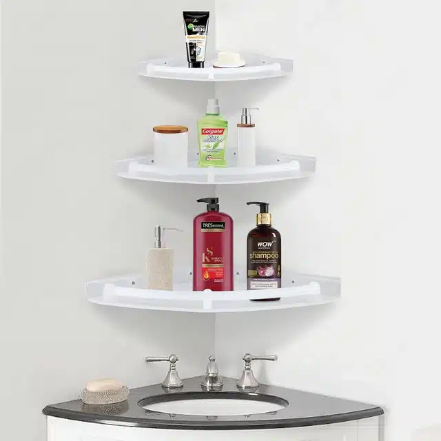 Plastic Bathroom Corner Rack